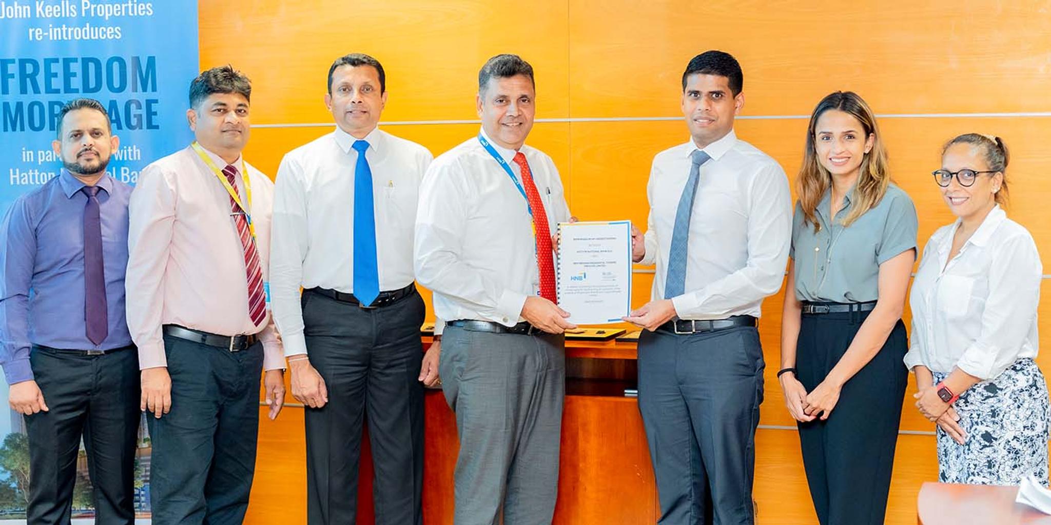 John Keells Properties reintroduces ‘Freedom Mortgage’ with HNB