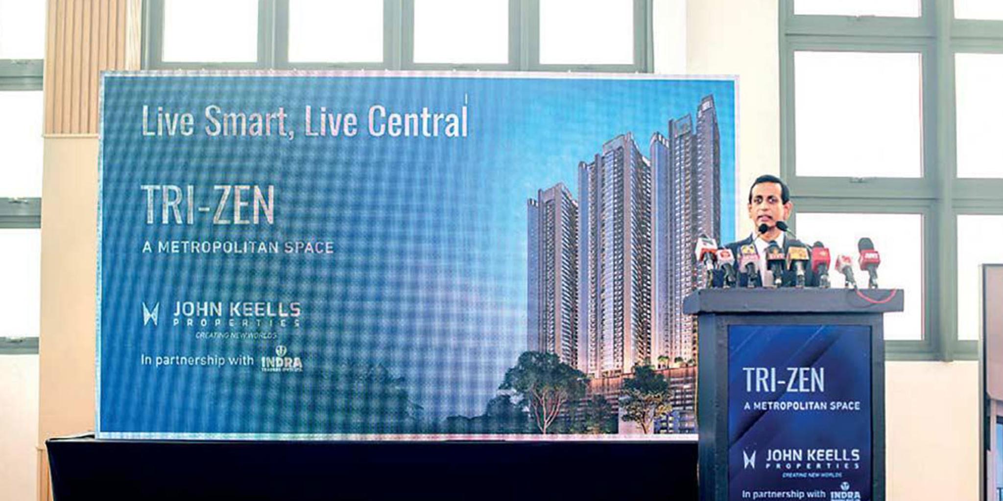 John Keells Properties’ TRI-ZEN celebrates completion